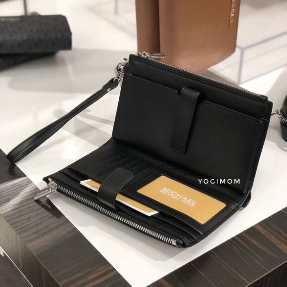 BUNDLE MICHAEL KORS EAST WEST XBODY MESSENGER CELL WALLET WEISTLET HANDBAG PURSE - Picture 10 of 16